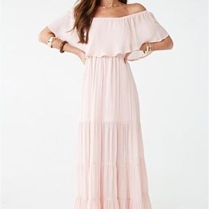 Forever 21 maxi dress size M in blush
